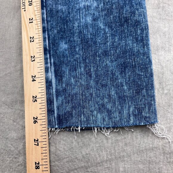 Diesel Jeans Women‎ 31W 26.5L Blue Acid Wash Skinzee Super Slim Skinny Cut Off - Picture 8 of 12